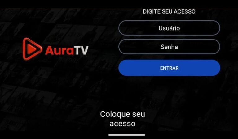 Entrar no aplicativo