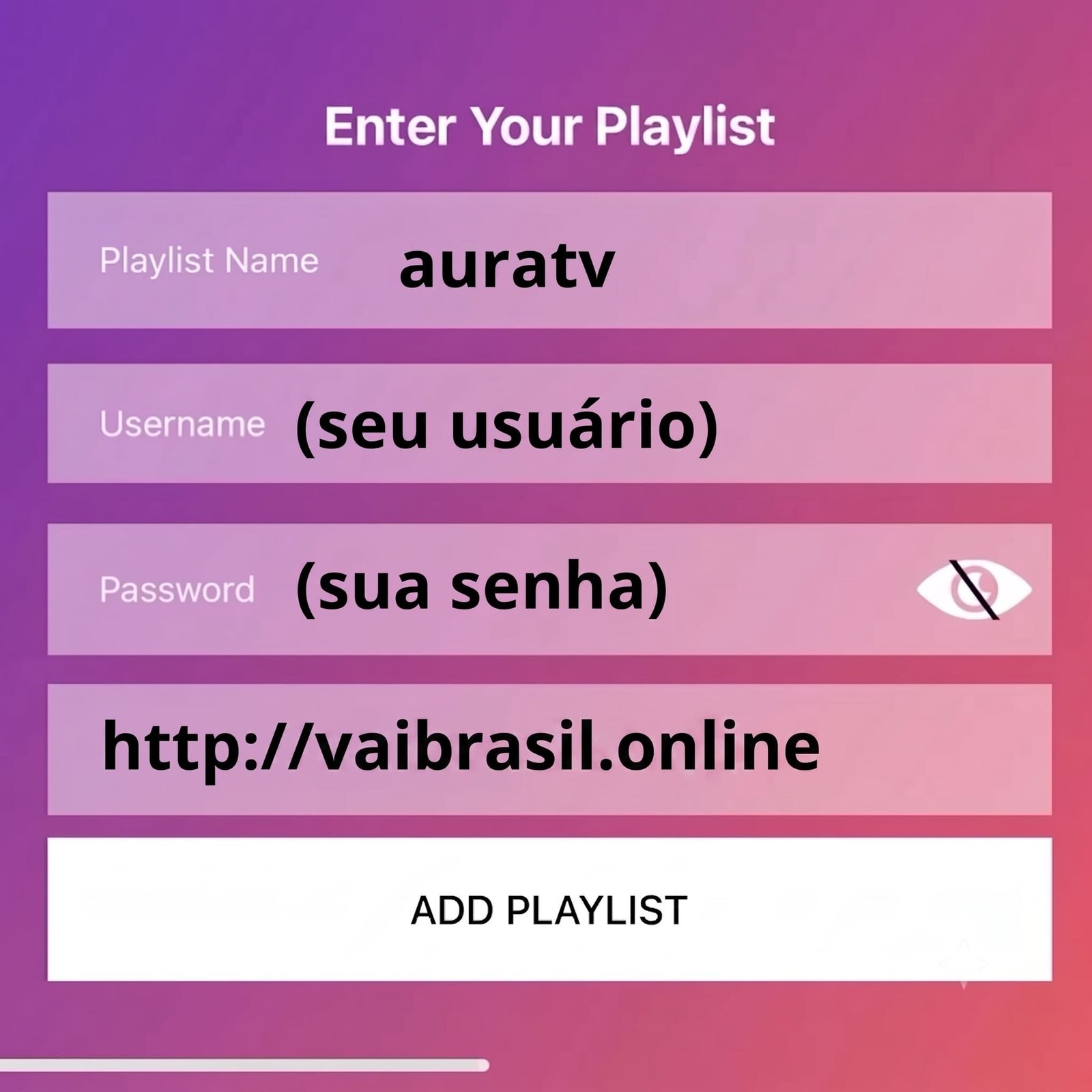 Atenção ao digitar